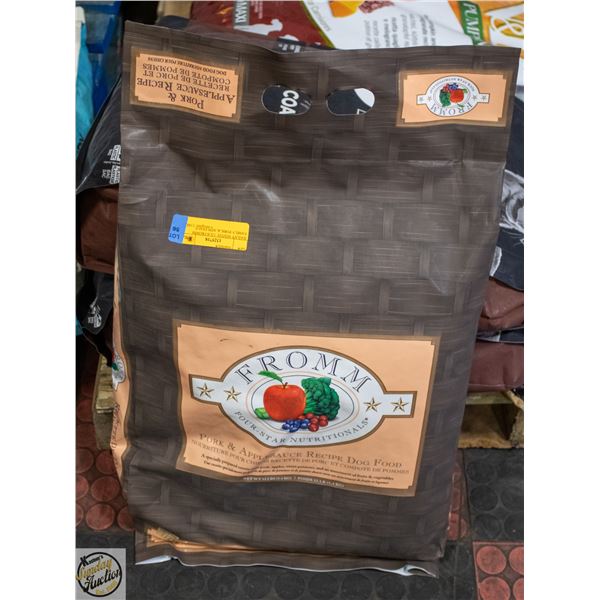 BAILIFF SEIZED: 12LB FROMM FAMILY PORK/ APPLESAUCE