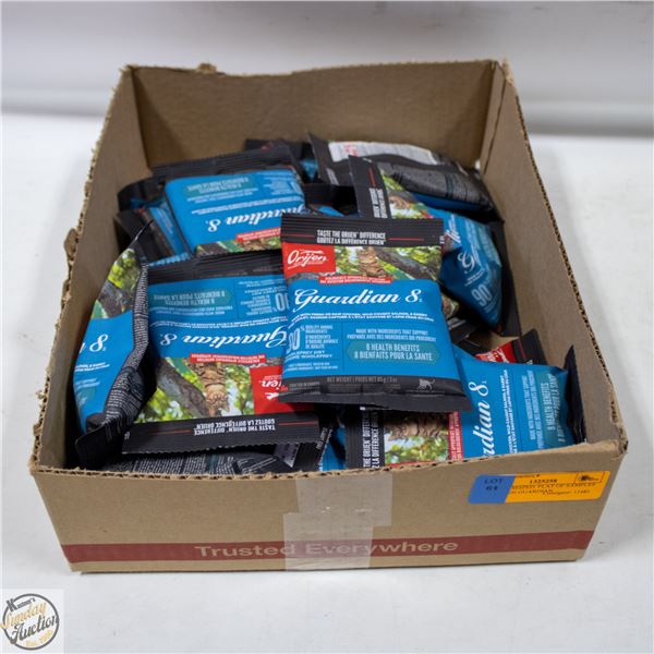BAILIFF SEIZED: FLAT OF SAMPLES OF ORIJEN GUARDIAN