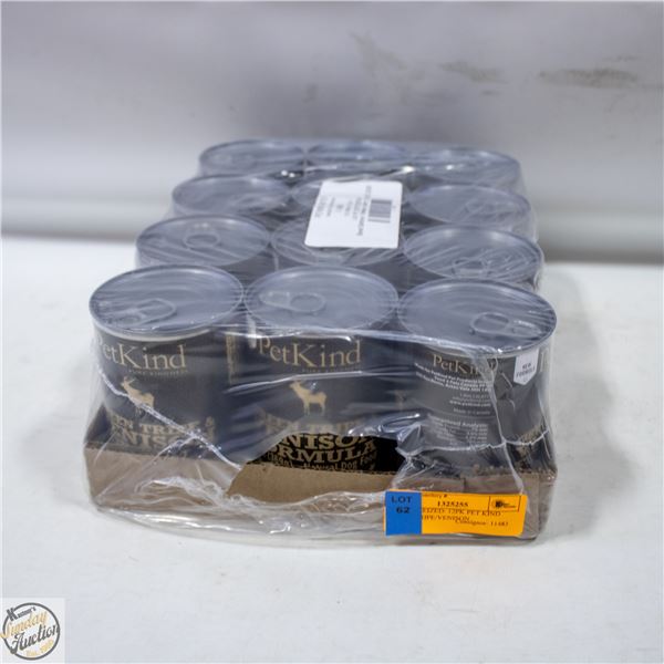 BAILIFF SEIZED: 12PK PET KIND GREEN TRIPE/VENISON