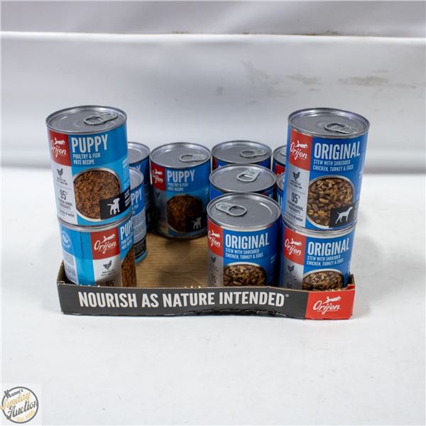 BAILIFF SEIZED: 12PK ORIJEN ORIGINAL STEW WITH