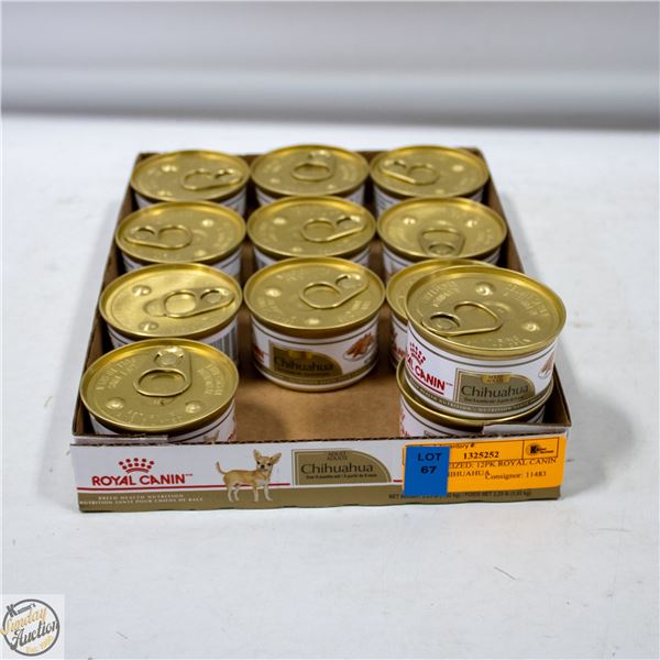 BAILIFF SEIZED: 12PK ROYAL CANIN ADULT CHIHUAHUA