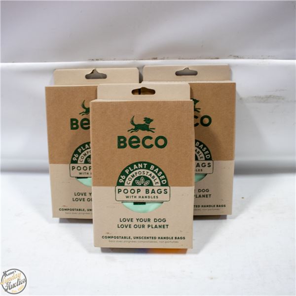 BAILIFF SEIZED: LOT OF COMPOSTABLE POOP BAGS