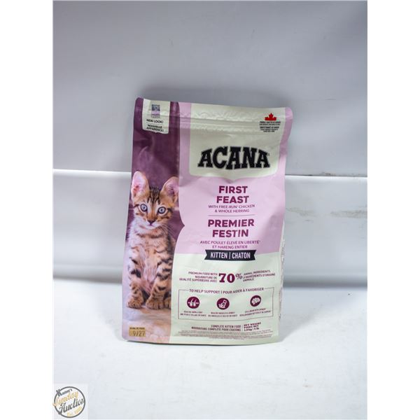 BAILIFF SEIZED: 4LB ARCANA FIRST FEAST KITTEN FOOD