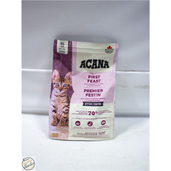 BAILIFF SEIZED: 4LB ARCANA FIRST FEAST KITTEN FOOD