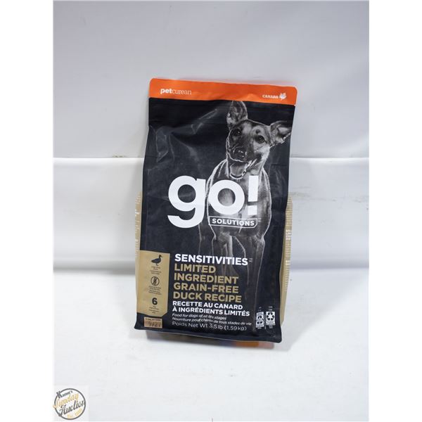 BAILIFF SEIZED: 3.5LB GO! SOLUTIONS GRAIN FREE