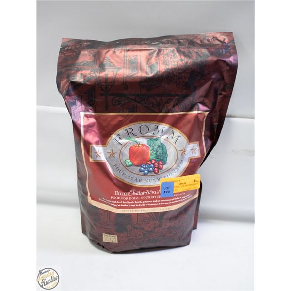 BAILIFF SEIZED: 4LB FROMM BEEF FRITATA VEG