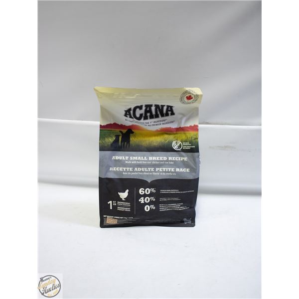 BAILIFF SEIZED: 4.4LB ACANA ADULT SMALL BREED