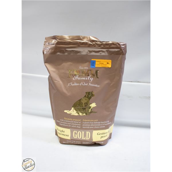 BAILIFF SEIZED: 5LB FROMM FAMILY WEIGHT MANAGEMENT