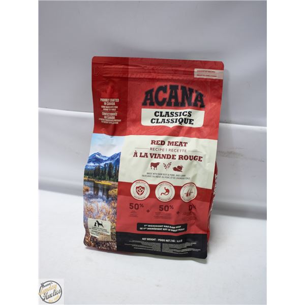 BAILIFF SEIZED: 4LB ACANA RED MEAT RECIPE DRY