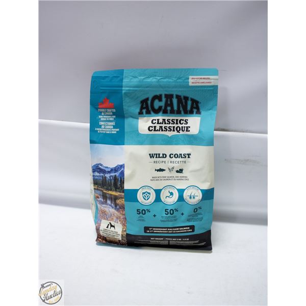 BAILIFF SEIZED: 4.4LB ACANA WILD COAST RECIPE DRY