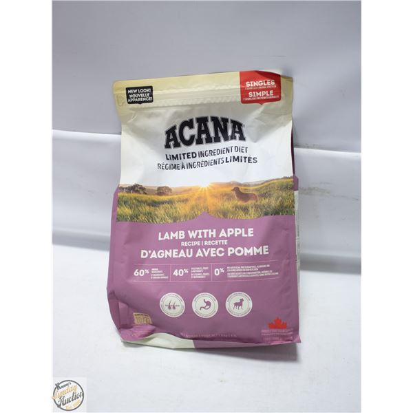 BAILIFF SEIZED: 4LB ACANA LAMB WITH APPLE DRY