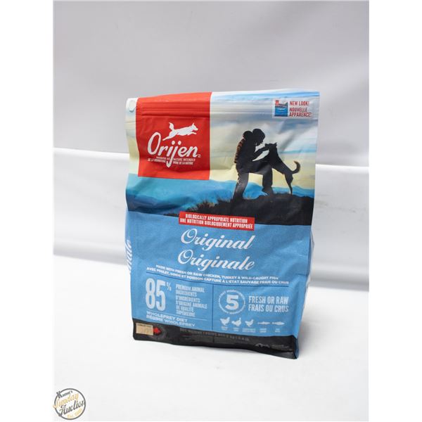 BAILIFF SEIZED: 4LB ORIJEN ORIGINAL DRY DOG FOOD