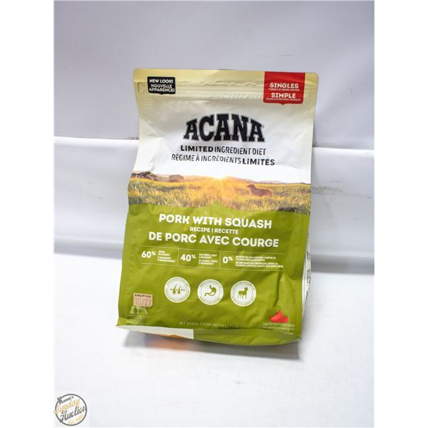BAILIFF SEIZED: 4LB ACANA PORK WITH SQUASH RECIPE