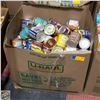Image 1 : BAILIFF SEIZED: LARGE BOX OF ASSORTED BRAND CANNED