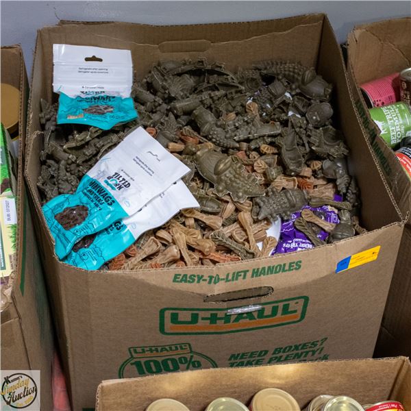 BAILIFF SEIZED: LARGE BOX OF DOG TREATS