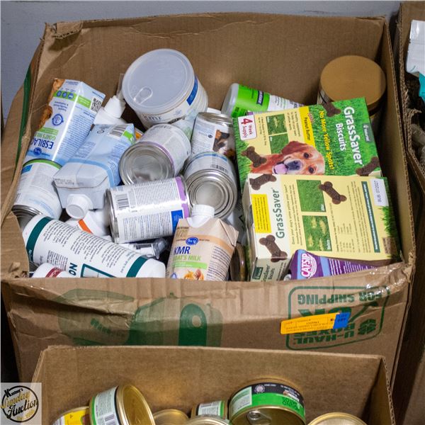 BAILIFF SEIZED: LARGE BOX OF ASSORTED BRAND CANNED