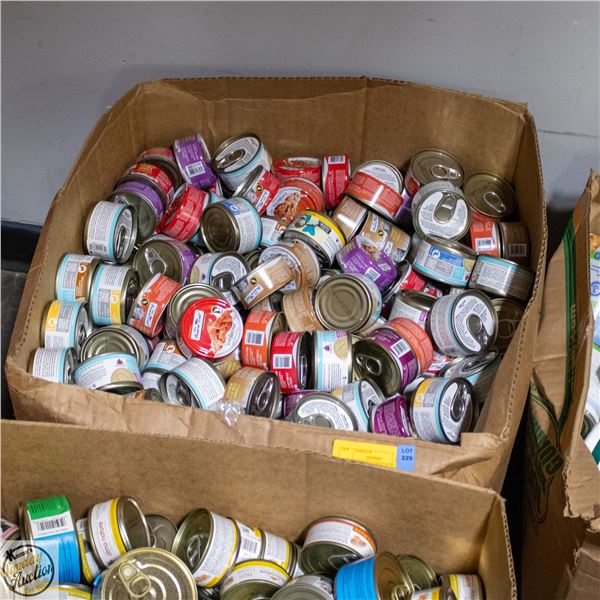 BAILIFF SEIZED: LARGE BOX OF FUSSIE CAT WET