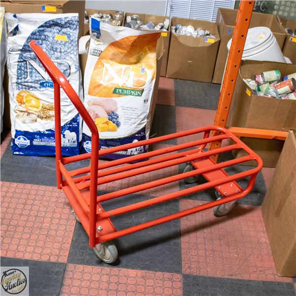 BAILIFF SEIZED: RED COMMERCIAL INVENTORY CART