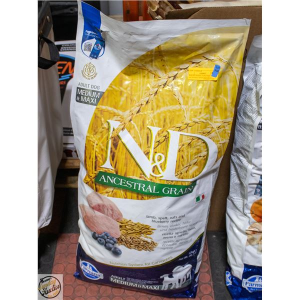 BAILIFF SEIZED: 25.6LB N&D ANCESTRAL GRAIN MED/MAX