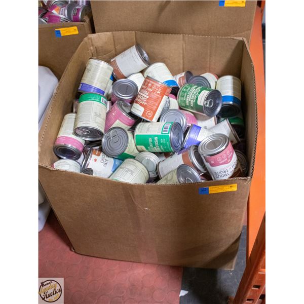 BAILIFF SEIZED: LARGE BOX OF NATURES HARVEST WET
