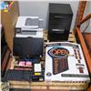 Image 1 : BAILIFF SEIZED: PALLET WITH HP ALL IN 1, KEYED