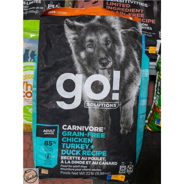 BAILIFF SEIZED: 22LB GO! SOLUTIONS CARNIVORE GRAIN