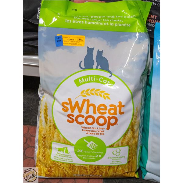 BAILIFF SEIZED: 14LB SWHEAT SCOOP MULTI-CAT WHEAT