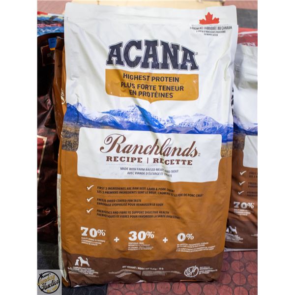 BAILIFF SEIZED: 25LB ACANA HIGHEST PROTEIN