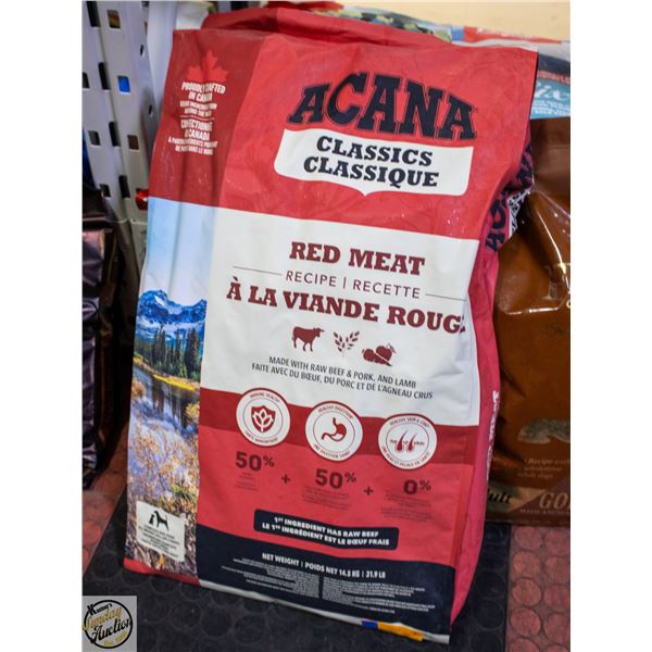 BAILIFF SEIZED: 32LB ACANA CLASSICS REDMEAT RECIPE