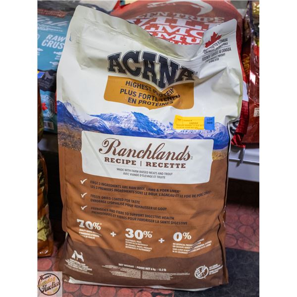 BAILIFF SEIZED: 13.2LB ACANA RANCHLANDS RECIPE