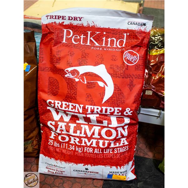 BAILIFF SEIZED: 25LB PETKIND GREEN TRIPE AND WILD