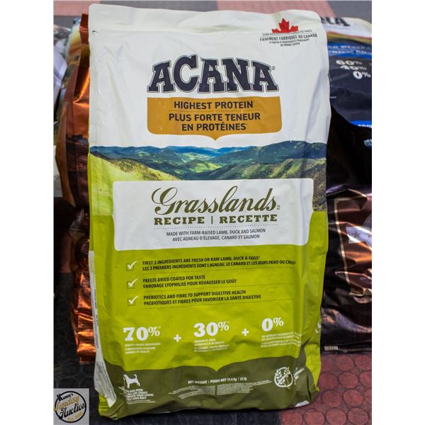 BAILIFF SEIZED: 25LB ACANA GRASSLANDS RECIPE