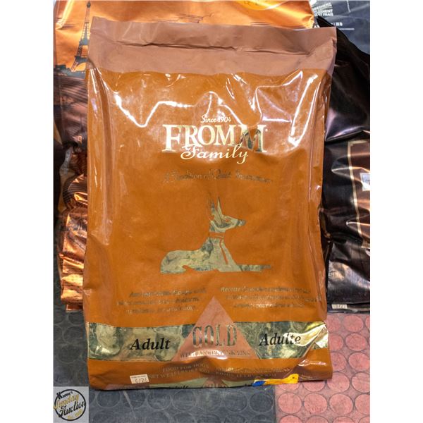 BAILIFF SEIZED: 15LB FROMM FAMILY ADULT GOLD WITH