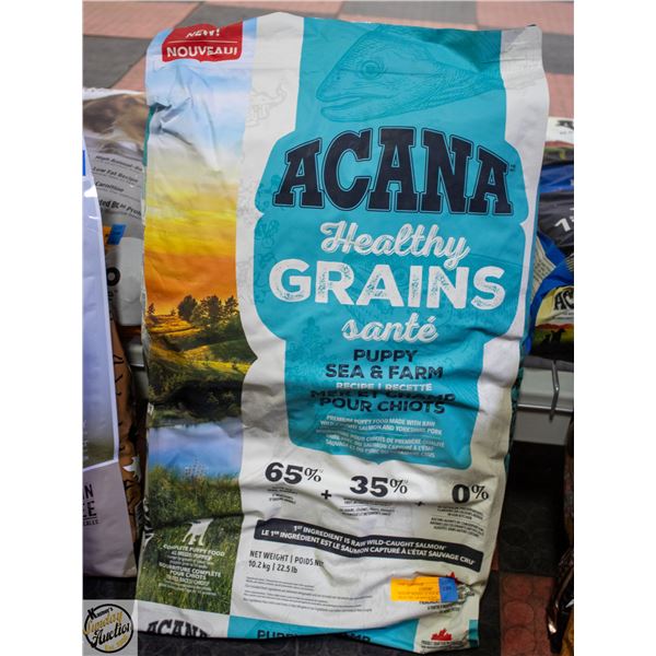 BAILIFF SEIZED: 22.5LB ACANA HEALTHY GRAINS PUPPY