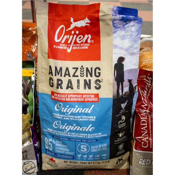 BAILIFF SEIZED: 21.3LB ORIJEN AMAZING GRAINS