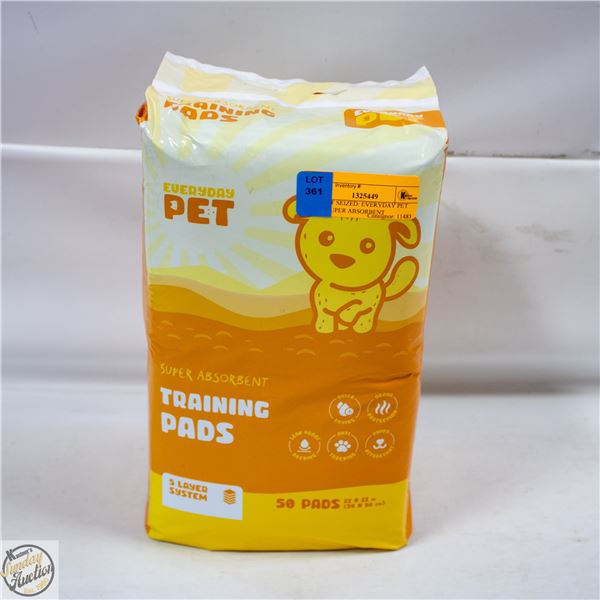 BAILIFF SEIZED: EVERYDAY PET 50PK SUPER ABSORBENT