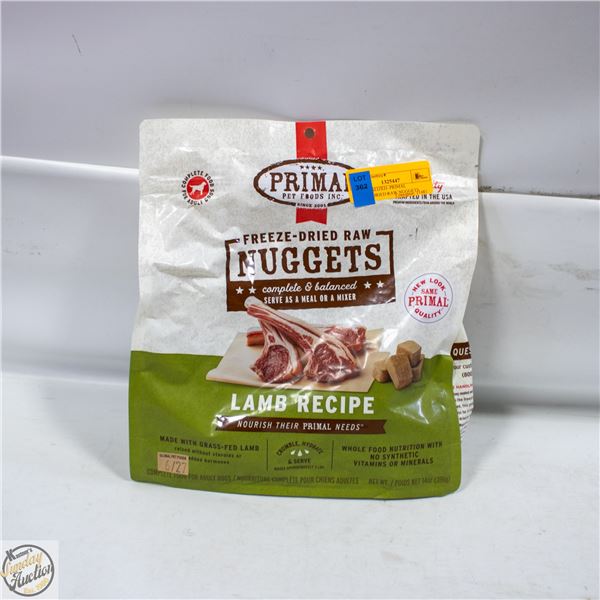 BAILIFF SEIZED: PRIMAL FREEZE-DRIED RAW NUGGETS