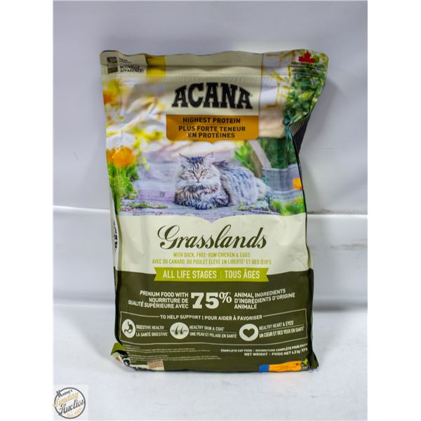 BAILIFF SEIZED: 9.9LB ACANA HIGHEST PROTEIN GRASS