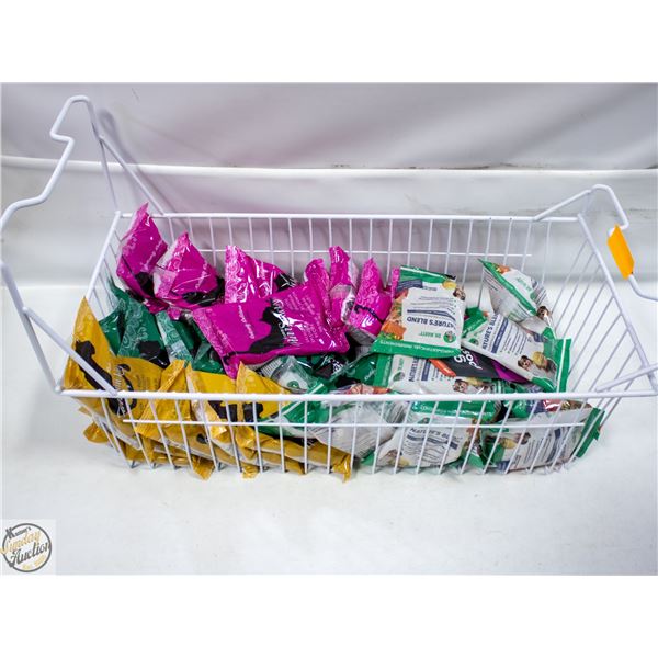 BAILIFF SEIZED: LOT OF ASSORTED PET FOOD SAMPLES