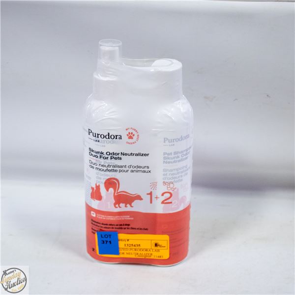 BAILIFF SEIZED:PURODORA LAB SKUNK ODOR NEUTRALIZER