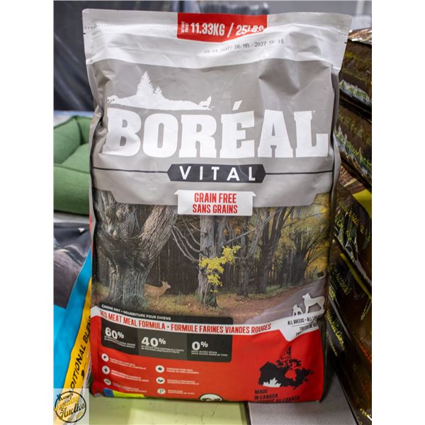 BAILIFF SEIZED 25LB BOREAL VITAL GRAIN FREE