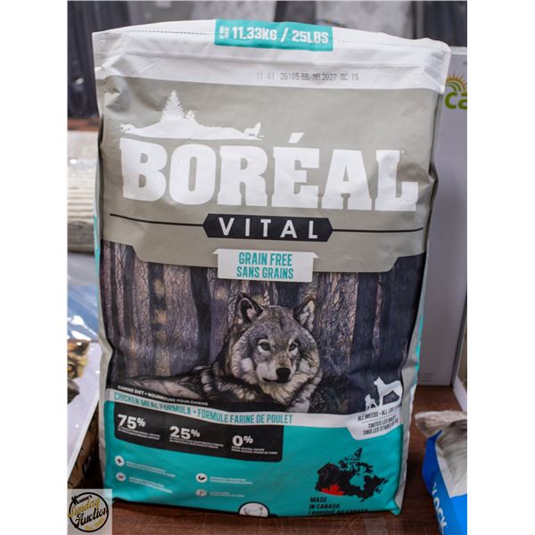 BAILIFF SEIZED 25LB BOREAL VITAL GRAIN FREE