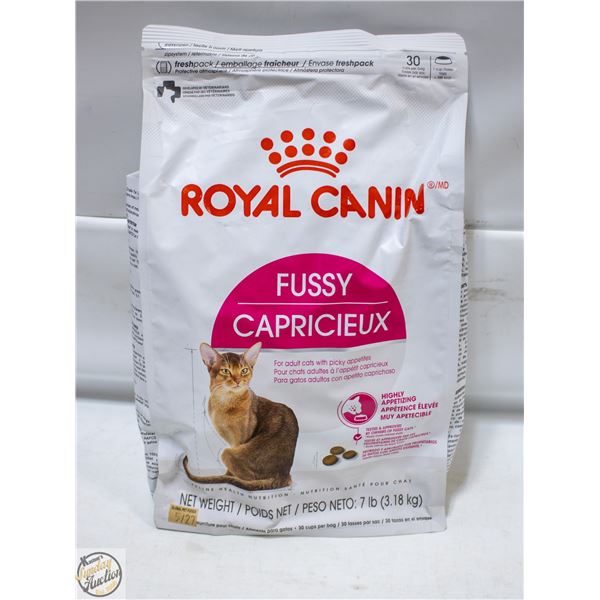 BAILIFF SEIZED: 7LB ROYAL CANIN FUSSIE CAT FOOD