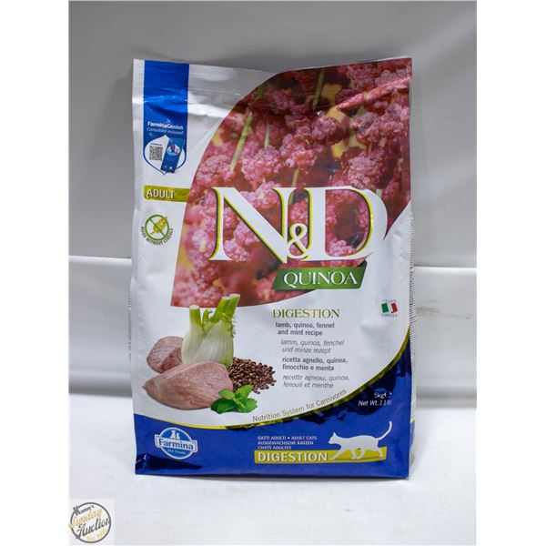 BAILIFF SEIZED: 11LB N&D QUINOA ADULT CAT FOOD