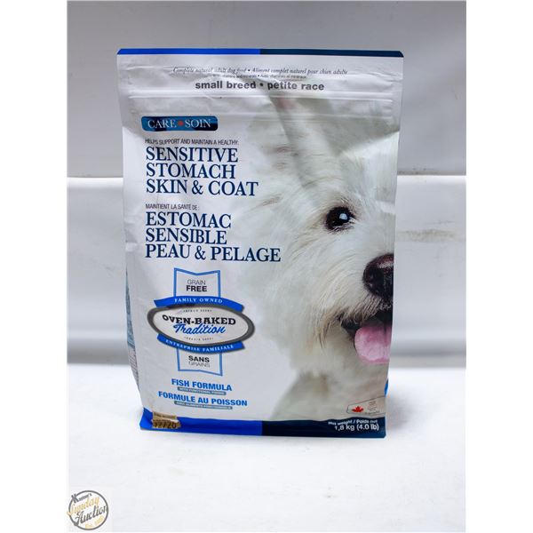 BAILIFF SEIZED: 4LB CARE+SOIN SENSITIVE STOMACH