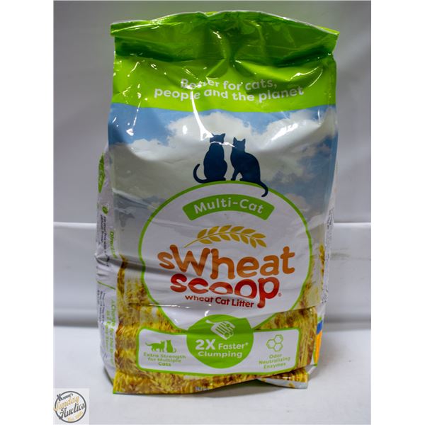 BAILIFF SEIZED: 28LB SWHEAT SCOOP MULTI CAT WHEAT