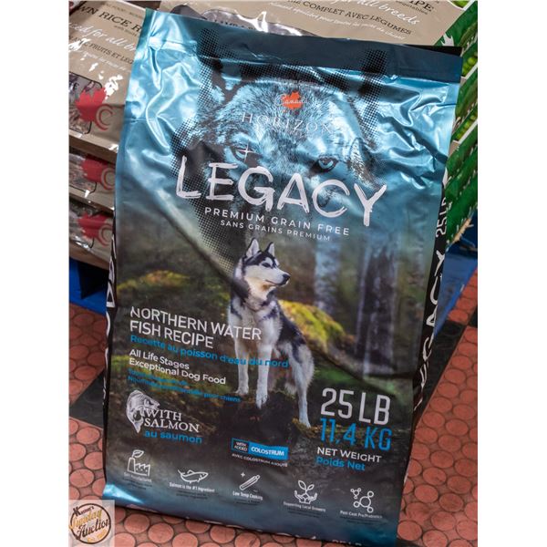 BAILIFF SEIZED 25LB CANADA HORIZON PET NUTRITION