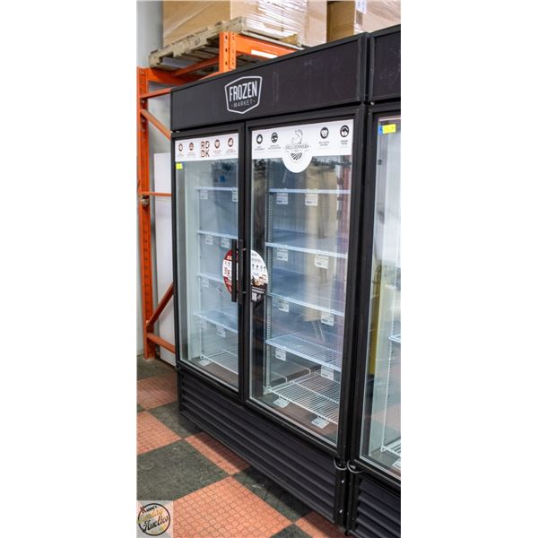 COMMERCIAL 2 GLASS DOOR MERCHANDISER FREEZER