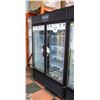 Image 1 : COMMERCIAL 2 GLASS DOOR MERCHANDISER FREEZER