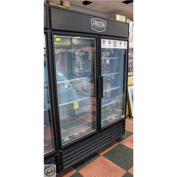 COMMERCIAL 2 GLASS DOOR MERCHANDISER FREEZER